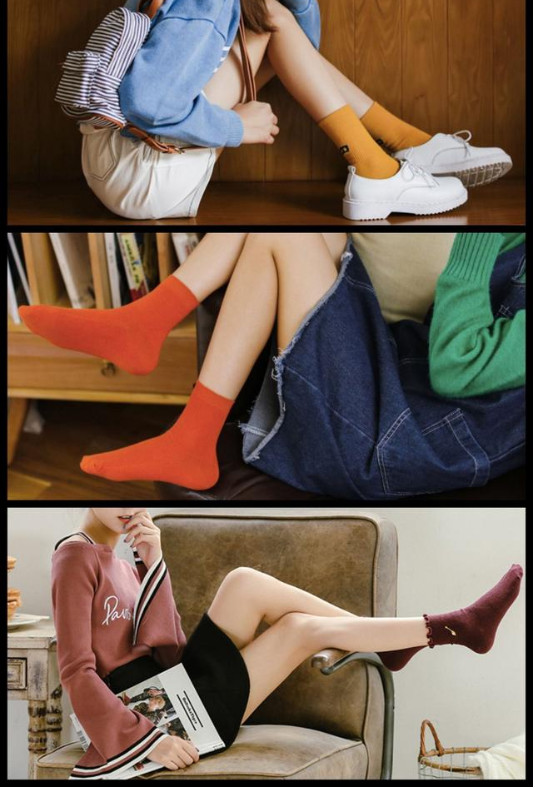 堆堆襪怎么搭配圖片 堆堆襪搭配鞋子效果圖 堆堆襪怎么搭配圖片 堆堆襪搭配鞋子效果圖
