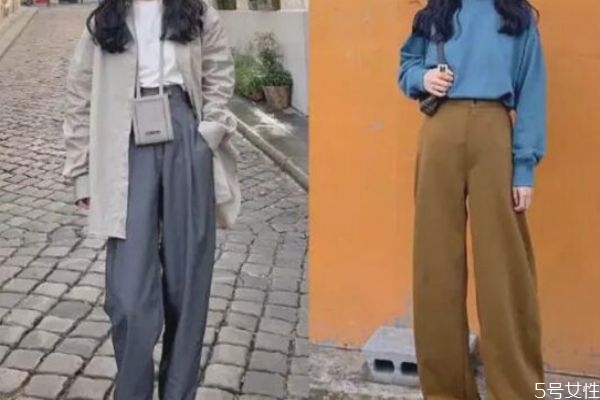 拖地褲配什么上衣外套 拖地褲搭配什么外套 拖地褲配什么上衣外套 拖地褲搭配什么外套