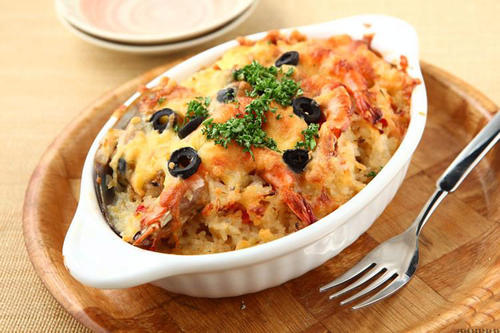 奶酪焗飯的做法 奶酪焗飯?jiān)趺醋龊贸? alt=