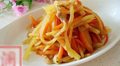 胡蘿卜土豆絲怎么做好吃 胡蘿卜土豆絲的做法 胡蘿卜土豆絲怎么做好吃 胡蘿卜土豆絲的做法