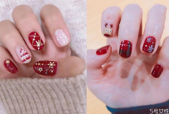 圣誕款美甲2020 圣誕系列美甲 圣誕款美甲2020 圣誕系列美甲