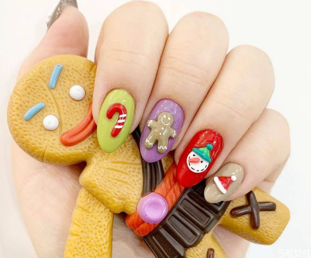 圣誕款美甲2020 圣誕系列美甲 圣誕款美甲2020 圣誕系列美甲