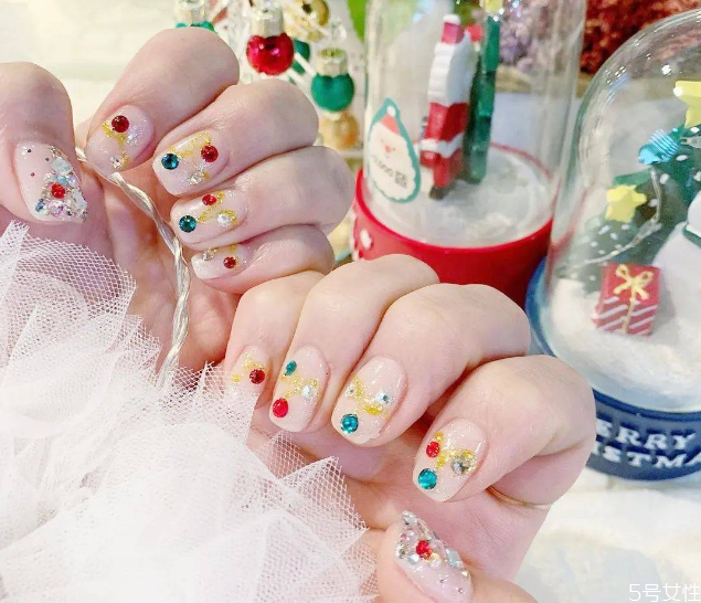 圣誕款美甲2020 圣誕系列美甲 圣誕款美甲2020 圣誕系列美甲