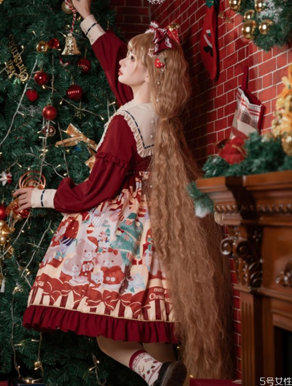 圣誕節(jié)的lolita裙 圣誕風(fēng)lo裙 圣誕節(jié)的lolita裙 圣誕風(fēng)lo裙