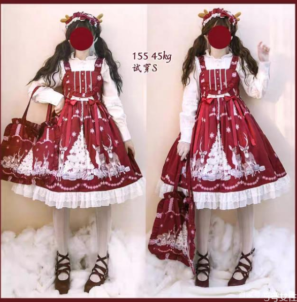 圣誕節(jié)的lolita裙 圣誕風(fēng)lo裙 圣誕節(jié)的lolita裙 圣誕風(fēng)lo裙