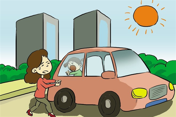孩子被鎖在車?yán)镌趺崔k 小孩鎖車?yán)锒嗑脮舷? alt=