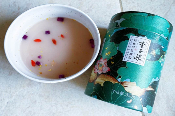 李子柒桂花堅果藕粉有什么功效 李子柒桂花堅果藕粉可以加紅糖嗎