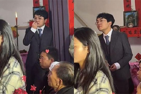 新郎接親時淡定嗑瓜子迎新娘 新郎接親有什么講究 新郎接親時淡定嗑瓜子迎新娘 新郎接親有什么講究