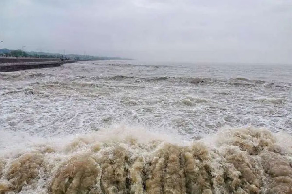 3人觀潮剛被勸離潮水涌來 觀潮什么時候最好 3人觀潮剛被勸離潮水涌來 觀潮什么時候最好